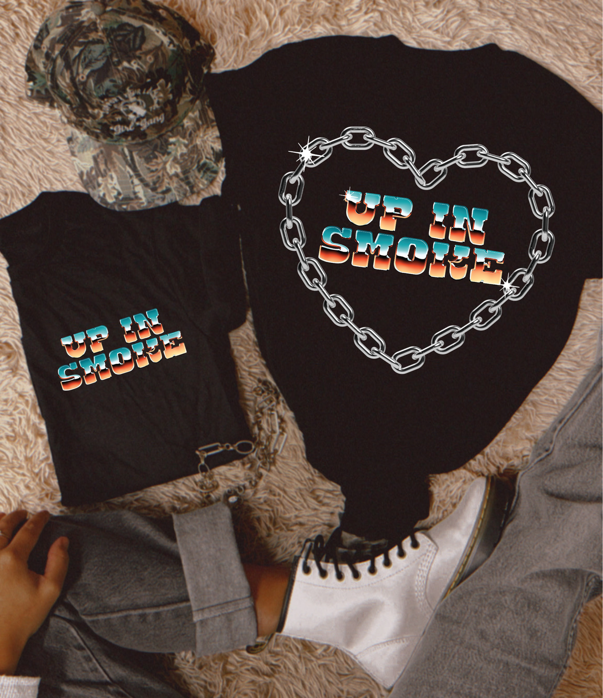 Chrome Up in Smoke Tee