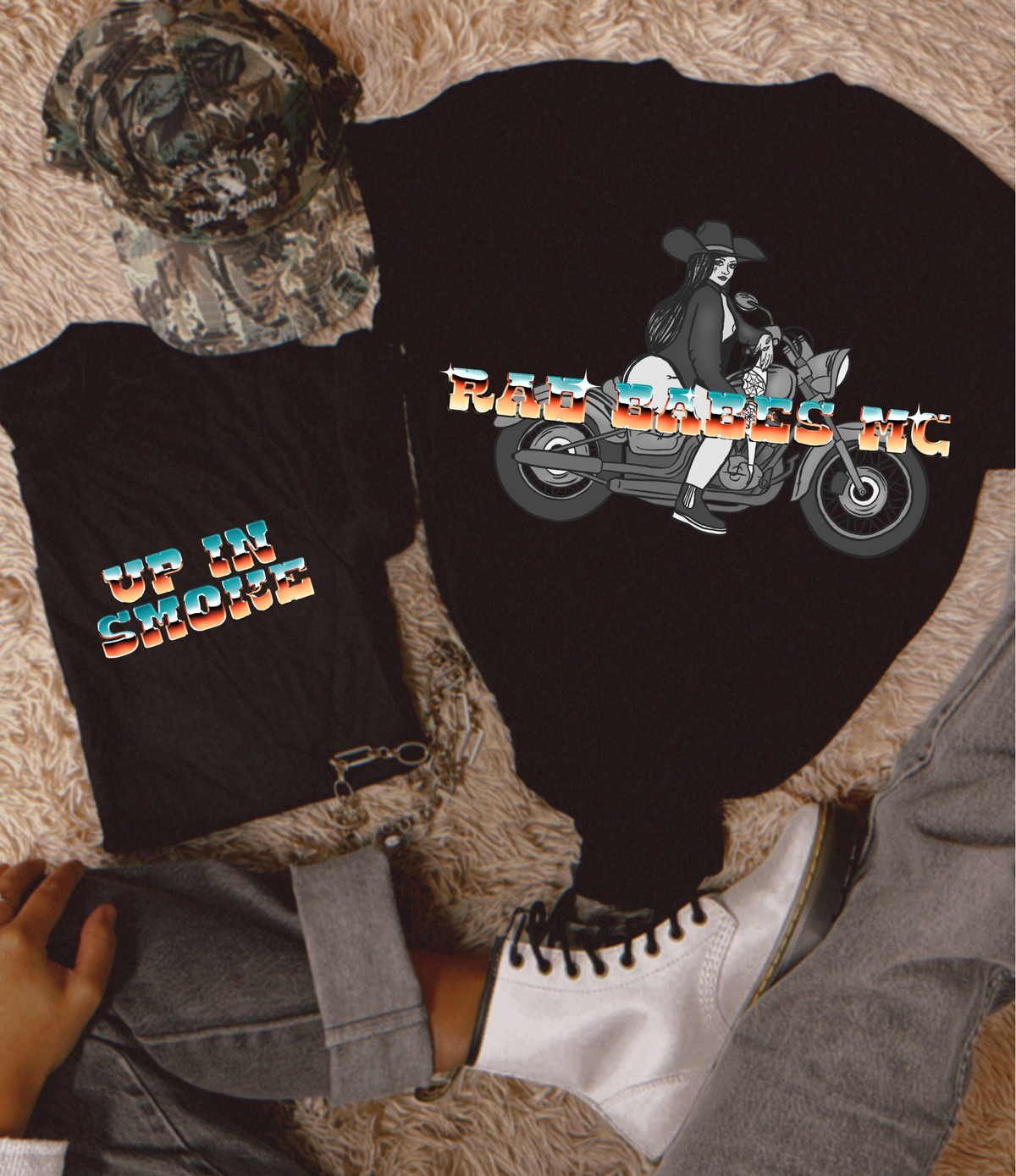 Rad Babes MC Chrome Tee