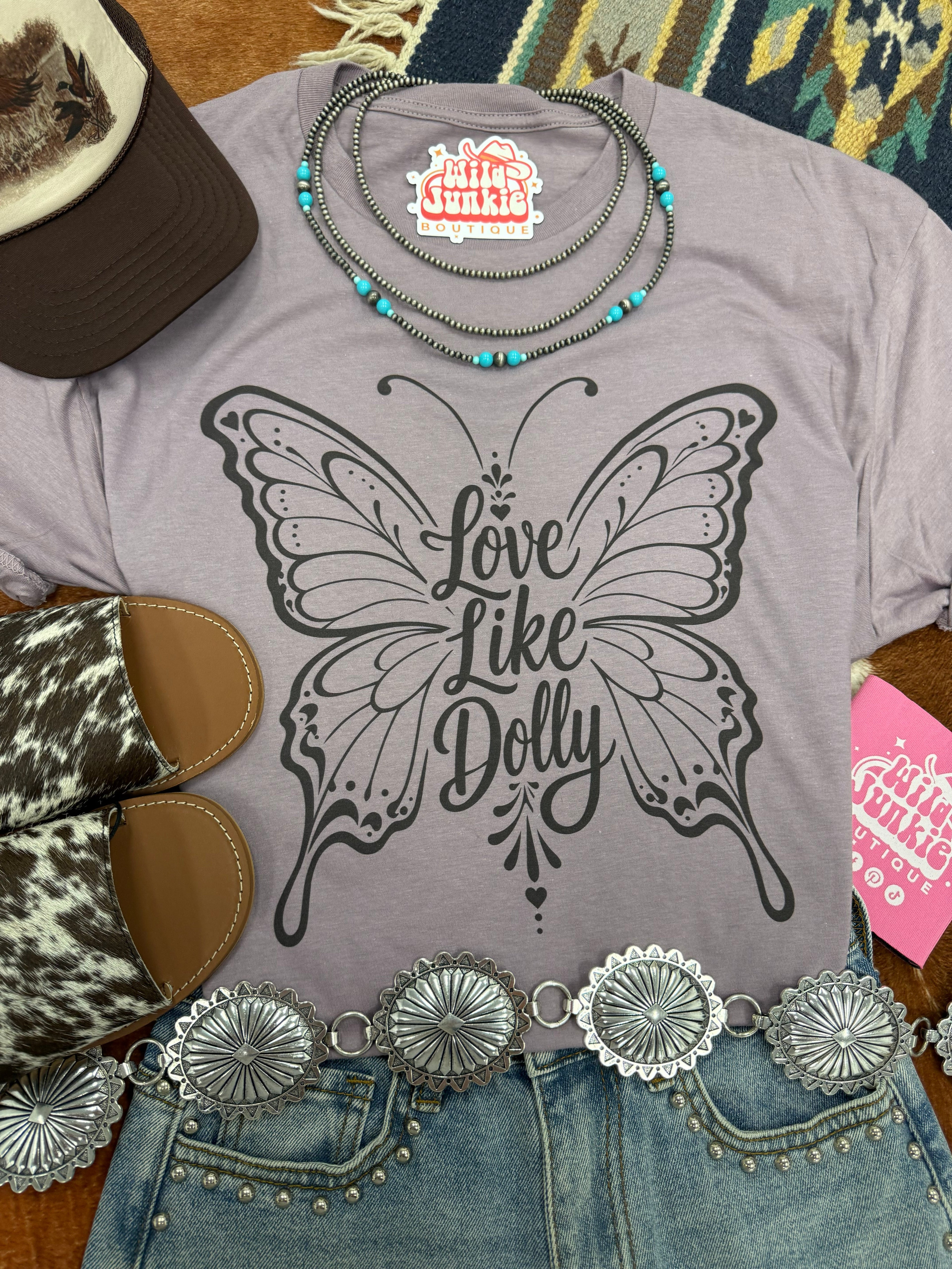 Love Like Dolly Butterfly Graphic Tee