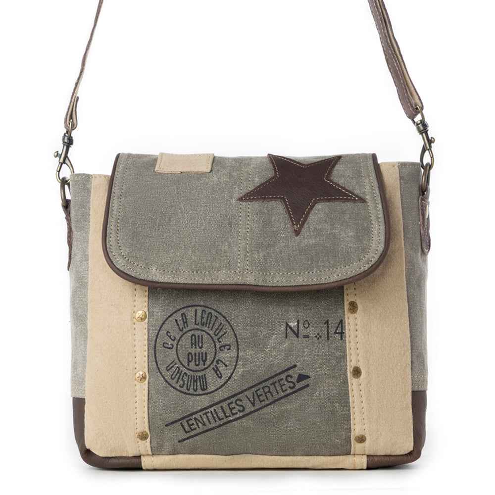 Leather Star Shoulder Bag