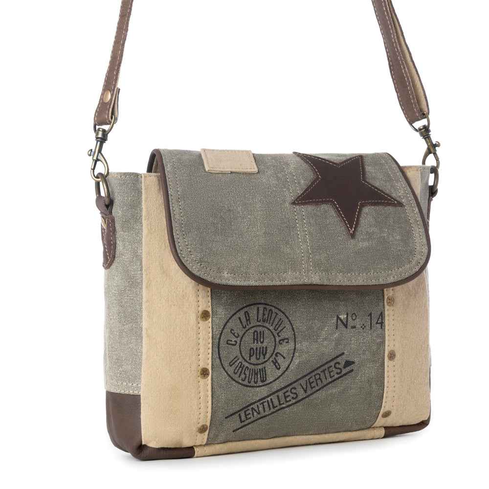 Leather Star Shoulder Bag