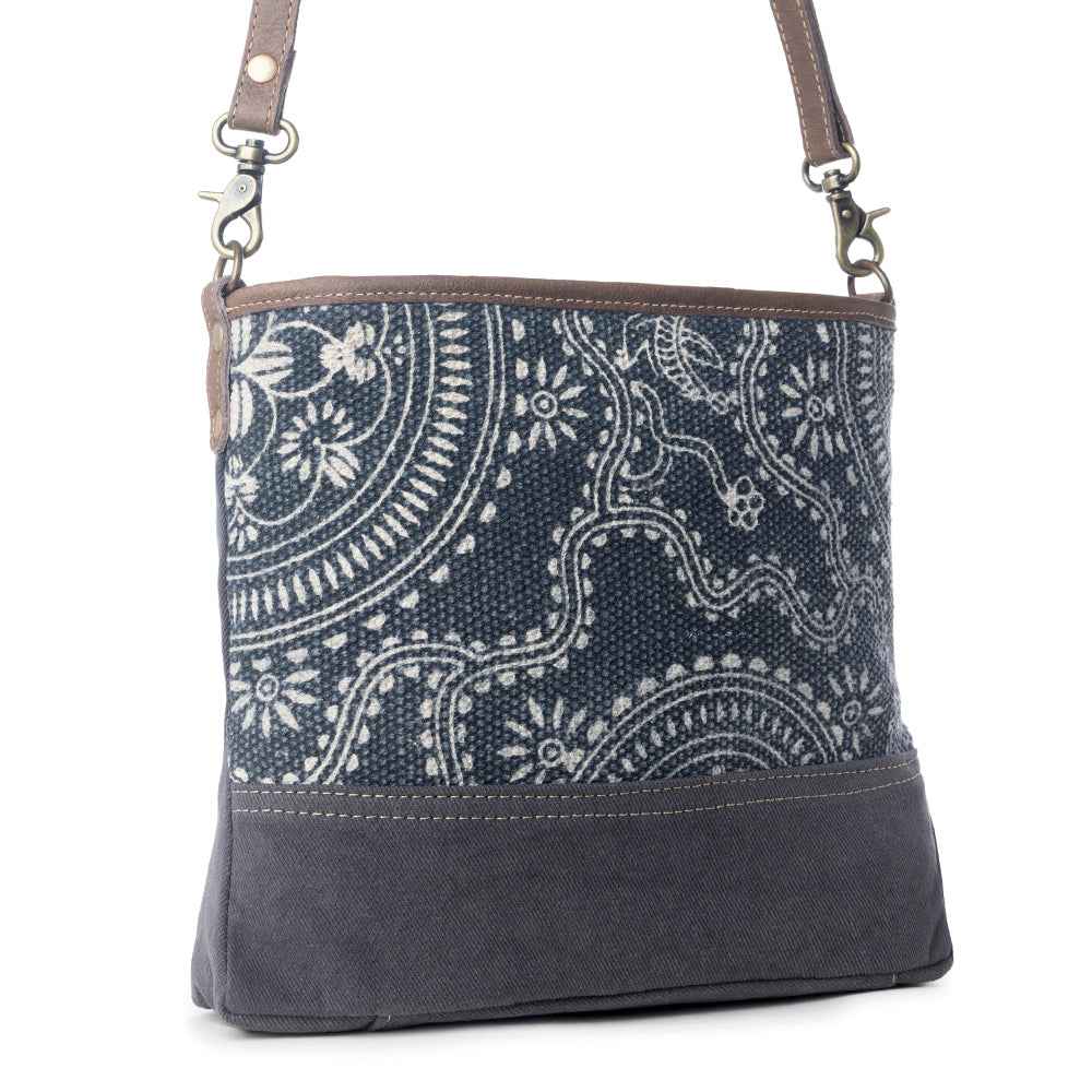 Navy Kilim Shoulder Bag