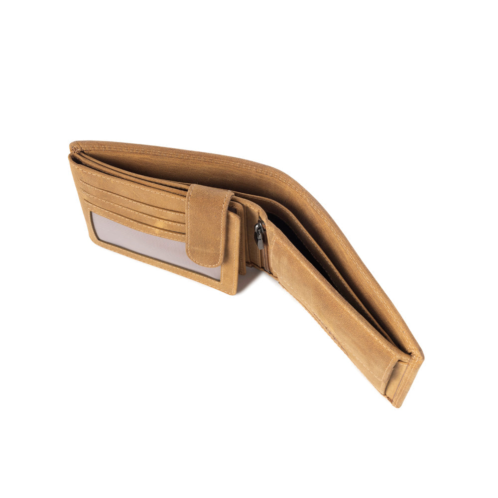 Myra Ridgetown Trail Men's Wallet In Camel