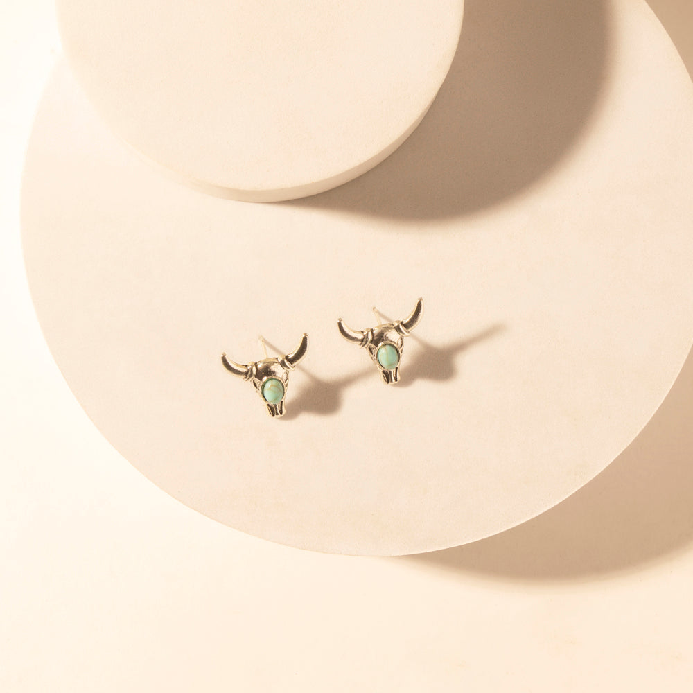 Myra Sonoran Stud Set in with turquoise detail in premium style