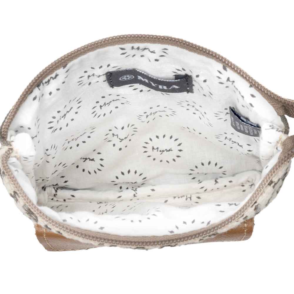 Myra Vuierra Rivet Crossbody Bag for Women with hairon leather and Aztec print and adjustable leather strap
