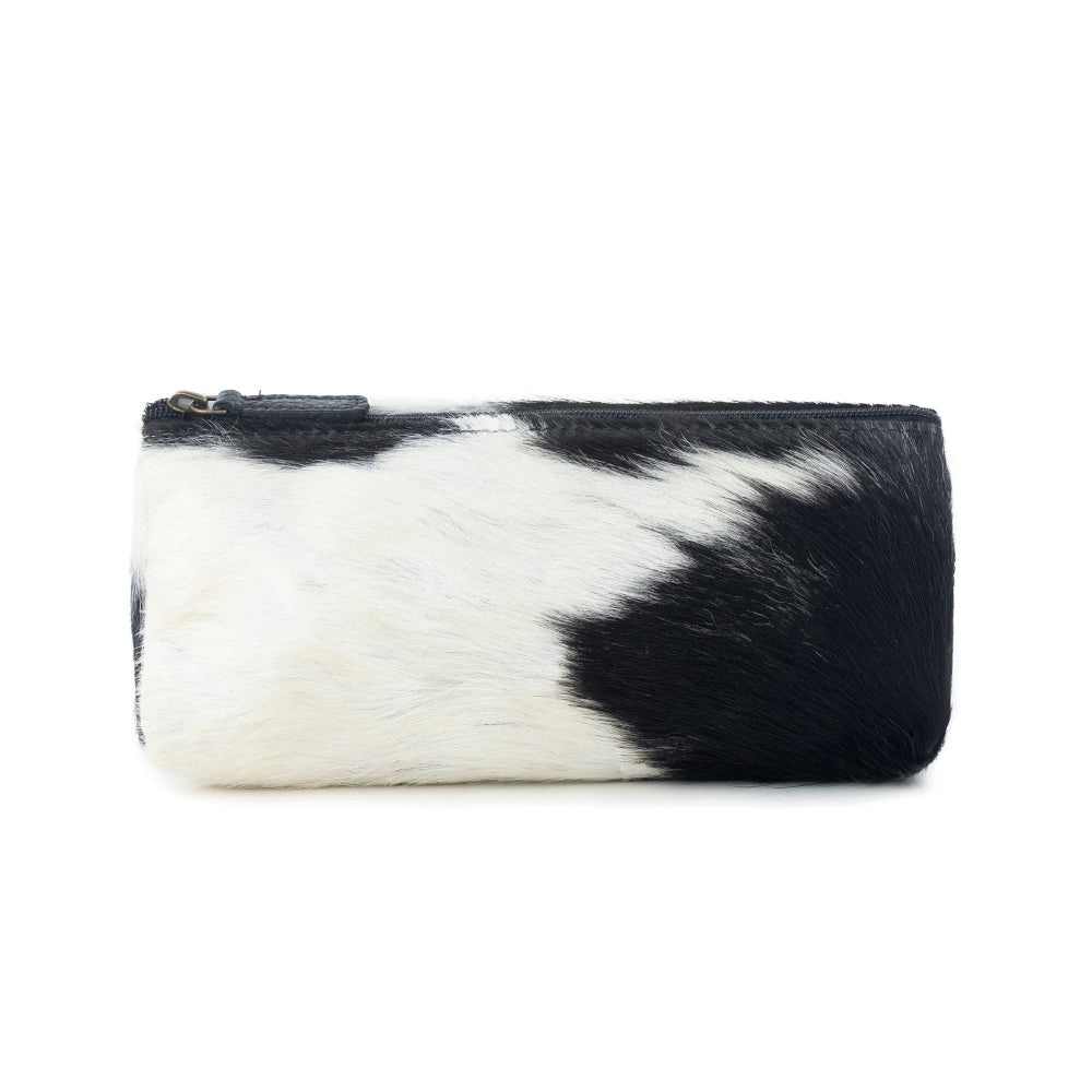 Myra Silky Slayer Multi Pouch with hairon and leather for travel use