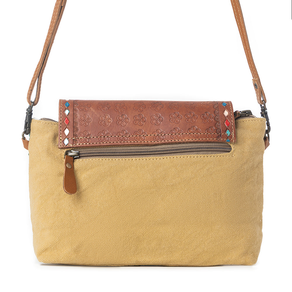 Beamy Rays Hand-Tooled Bag.