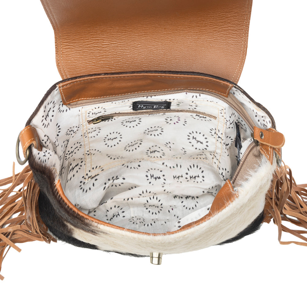 Brown Boughs  Hand-Tooled Bag
