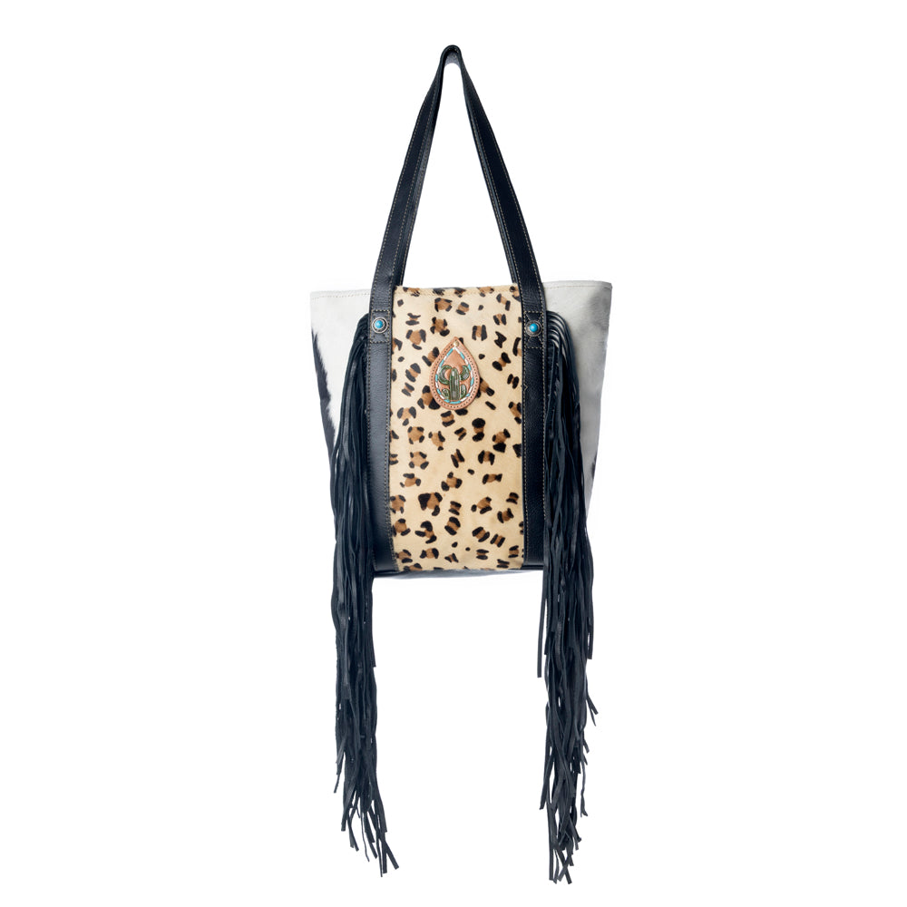 Vanilla Crème me Leather & Hairon Bag