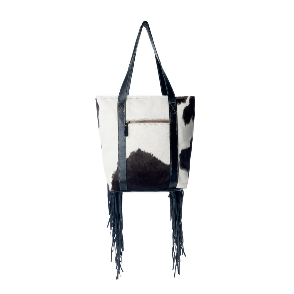 Vanilla Crème me Leather & Hairon Bag