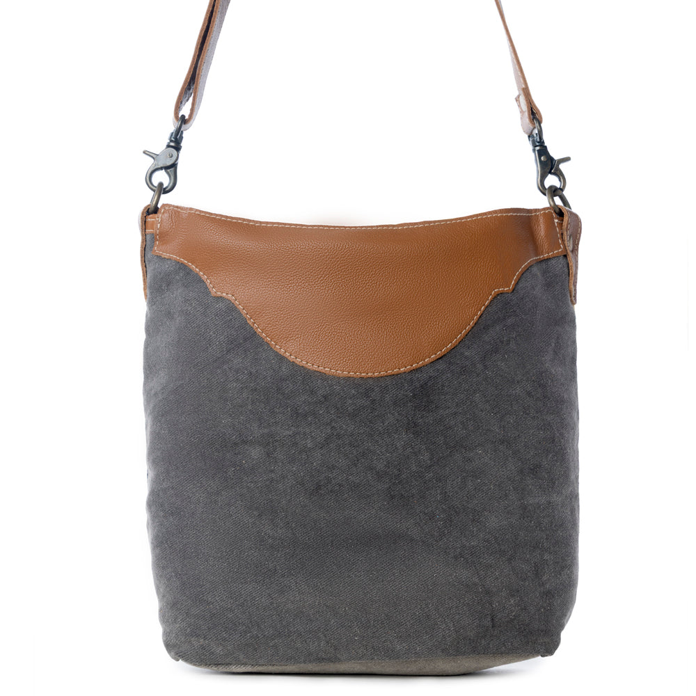 Blue Spring Hand-Tooled Bag