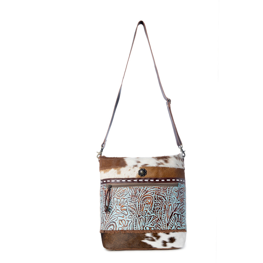 PERIDOT CANVAS & HAIRON BAG