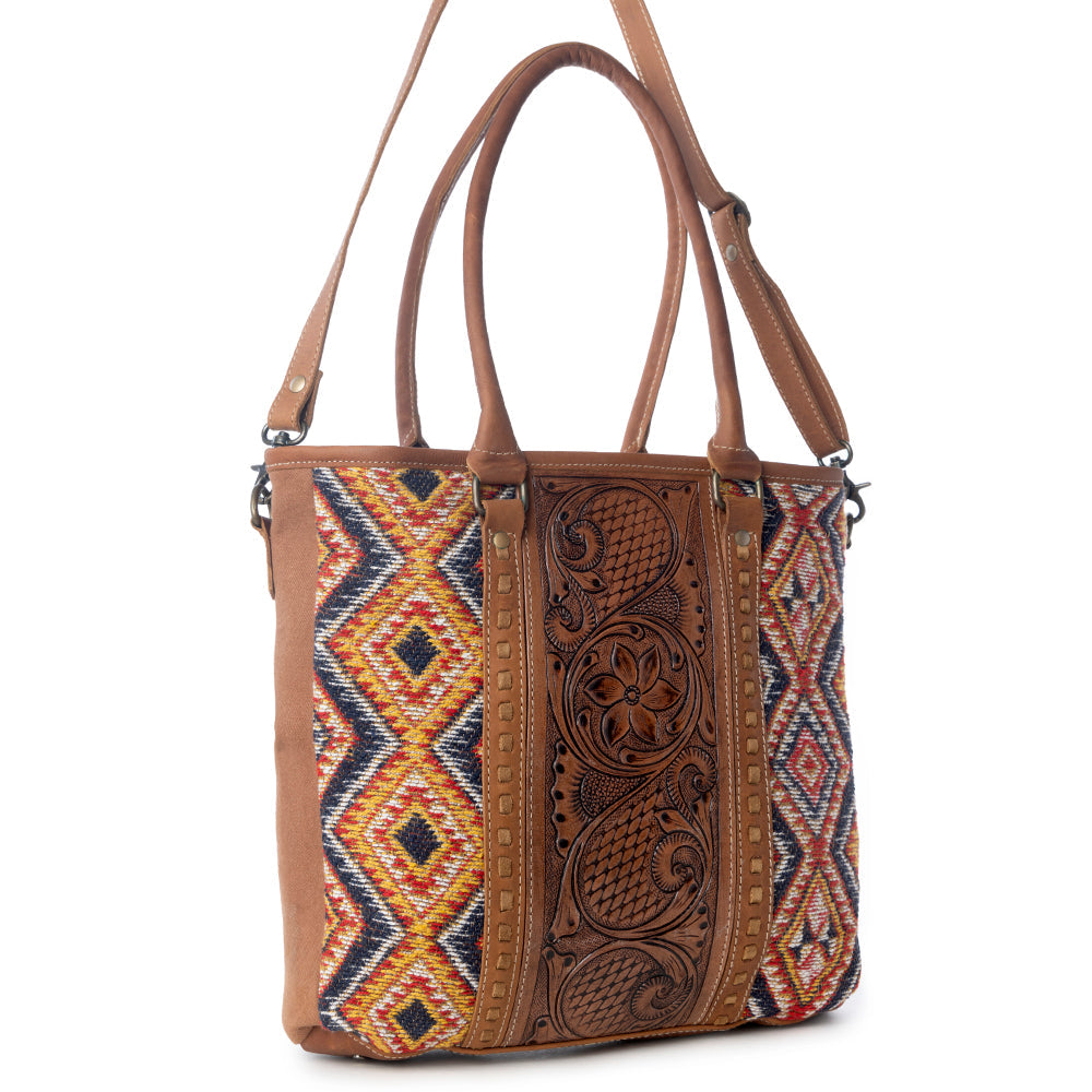 Scarlett Hand-Tooled Bag