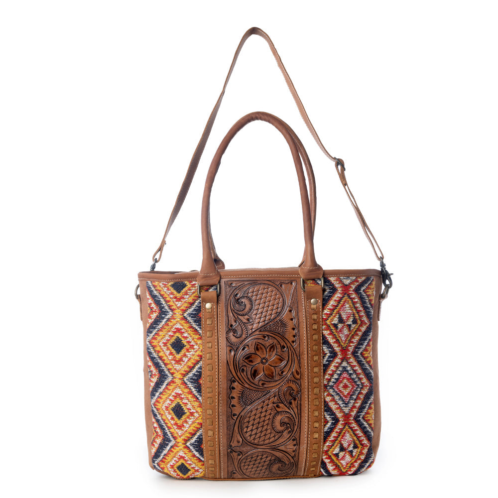 Scarlett Hand-Tooled Bag