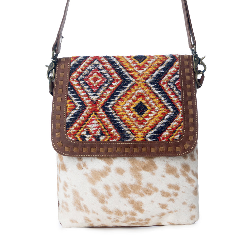 Hazelnut Touch Canvas & Hairon Bag