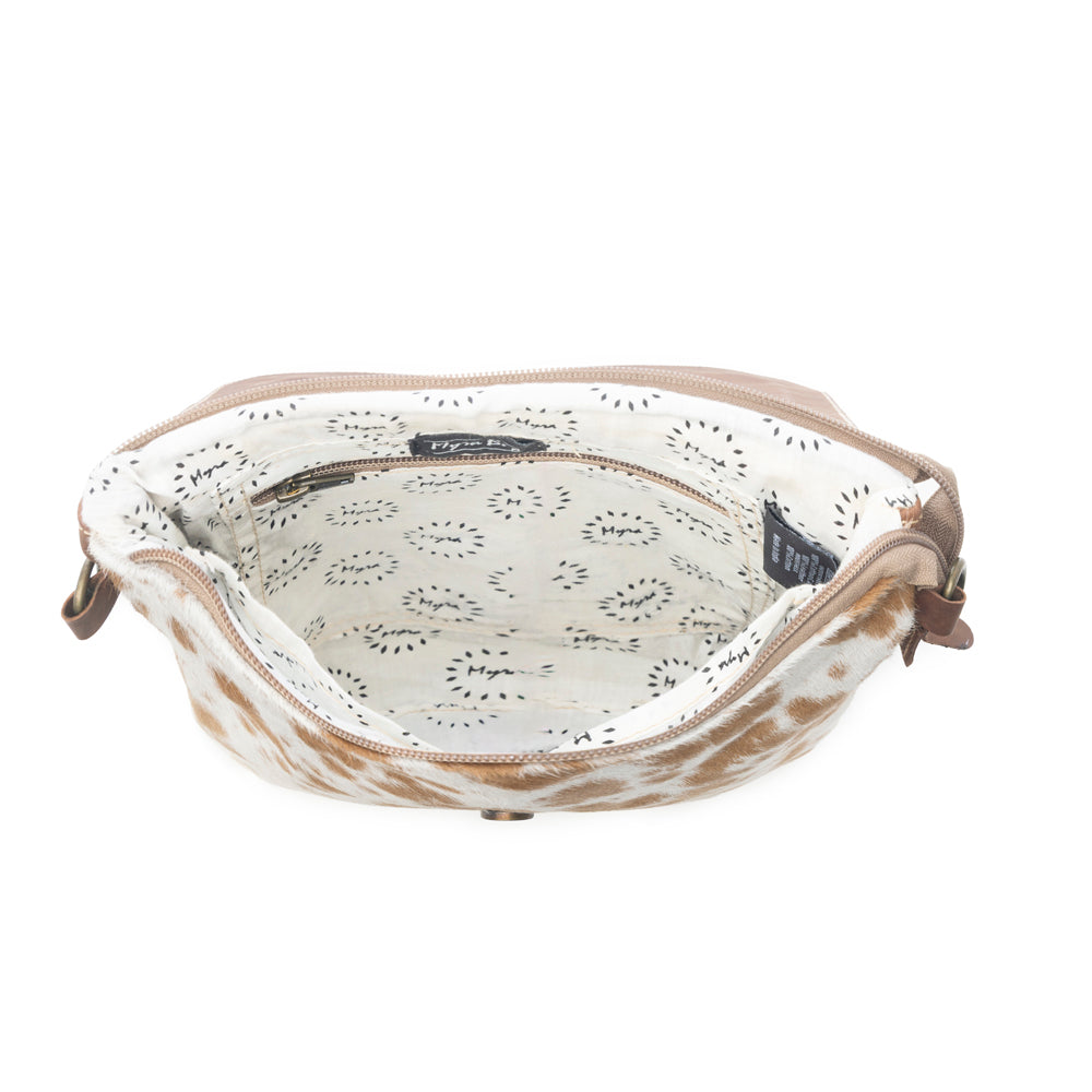 Hazelnut Touch Canvas & Hairon Bag