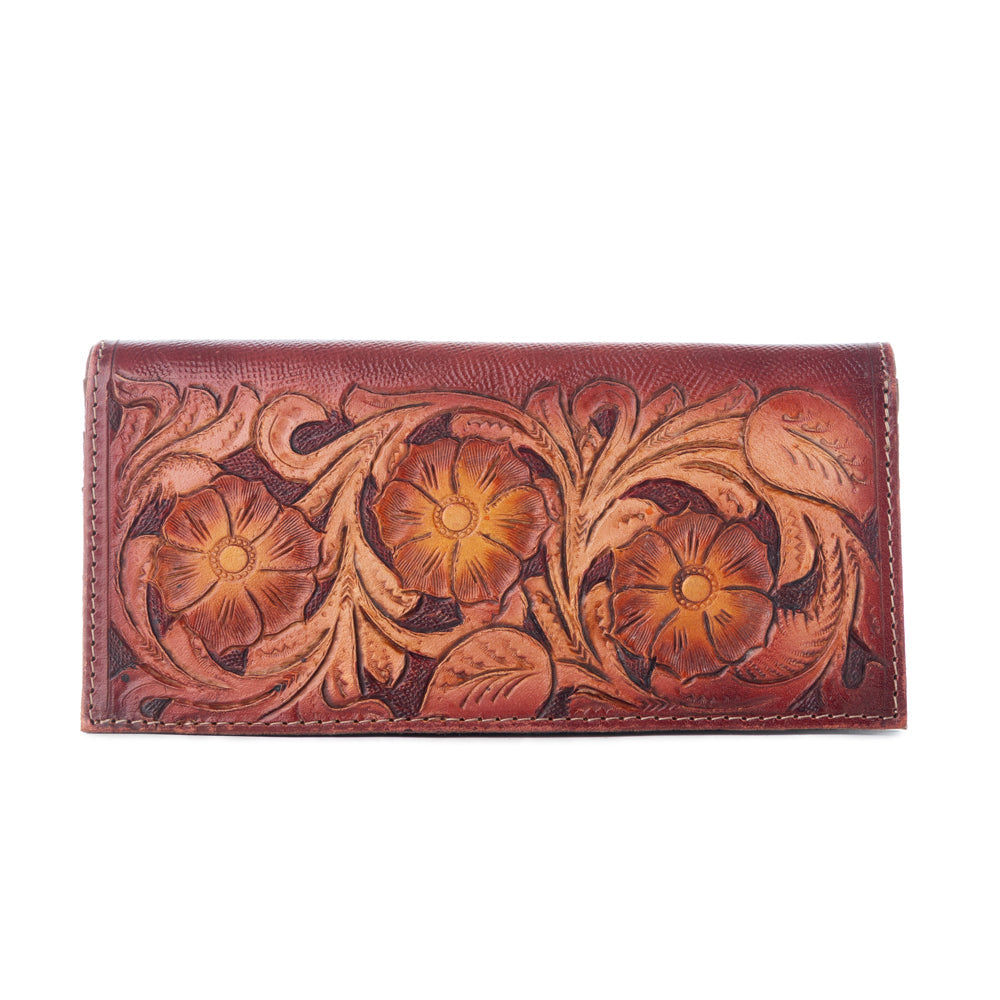 Zipper Crimson Wallet