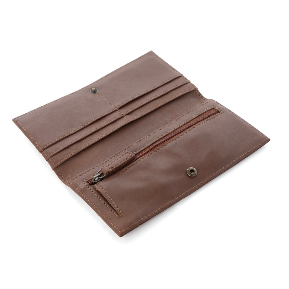 Zipper Crimson Wallet