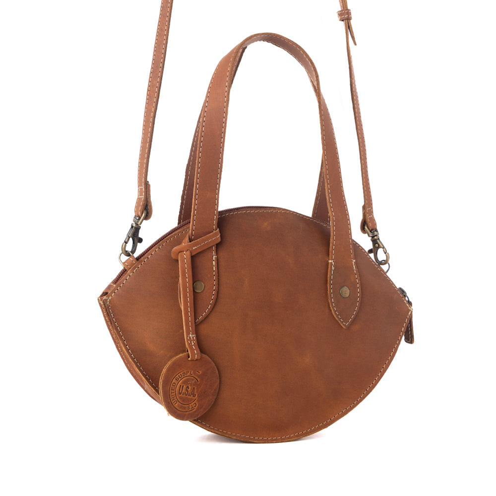 Brown Nest Leather & Hair On Bag