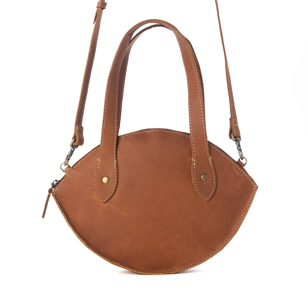 Brown Nest Leather & Hair On Bag