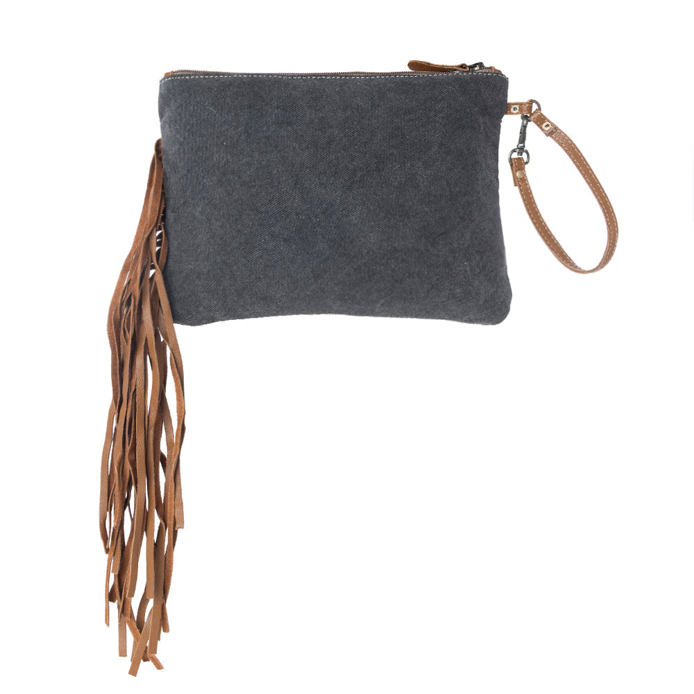 Mojave Paisley Fringed Hand-Tooled Bag