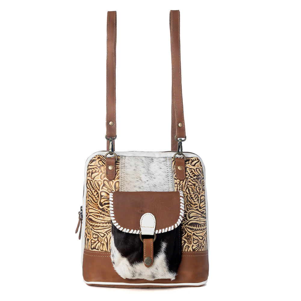 Prairie Grasslands Canvas and Hairon Backpack.