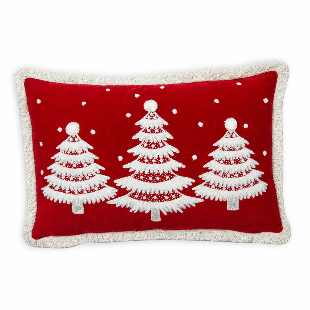 Christmas Tree Hill Cushion Cover