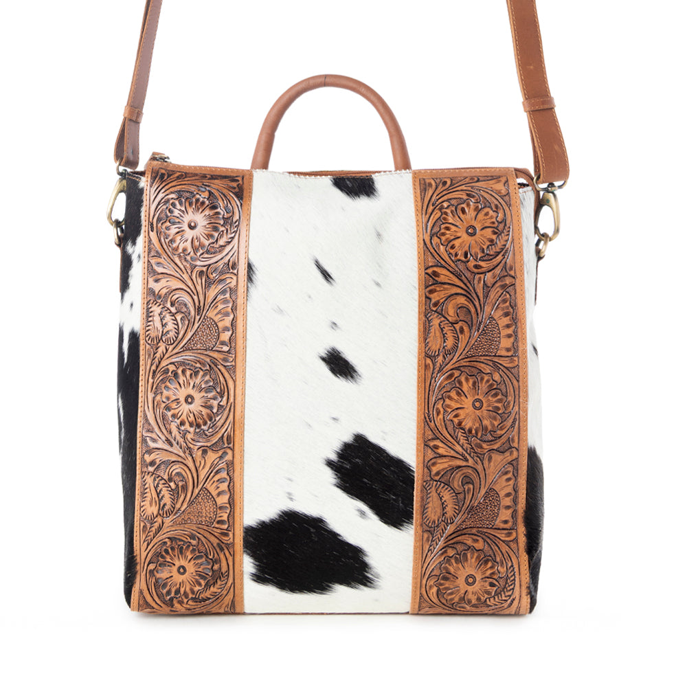Wynona Fleur Hand-Tooled Bag