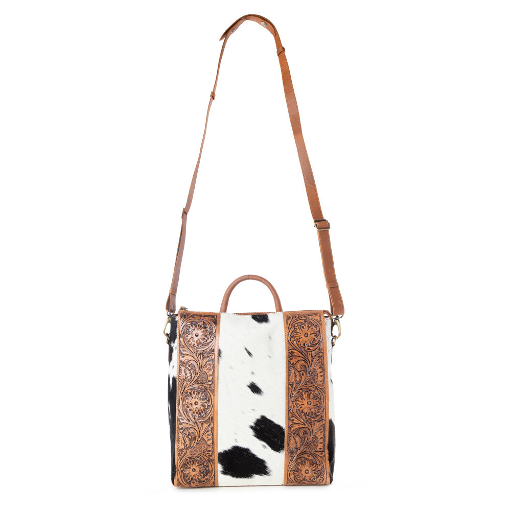 Wynona Fleur Hand-Tooled Bag