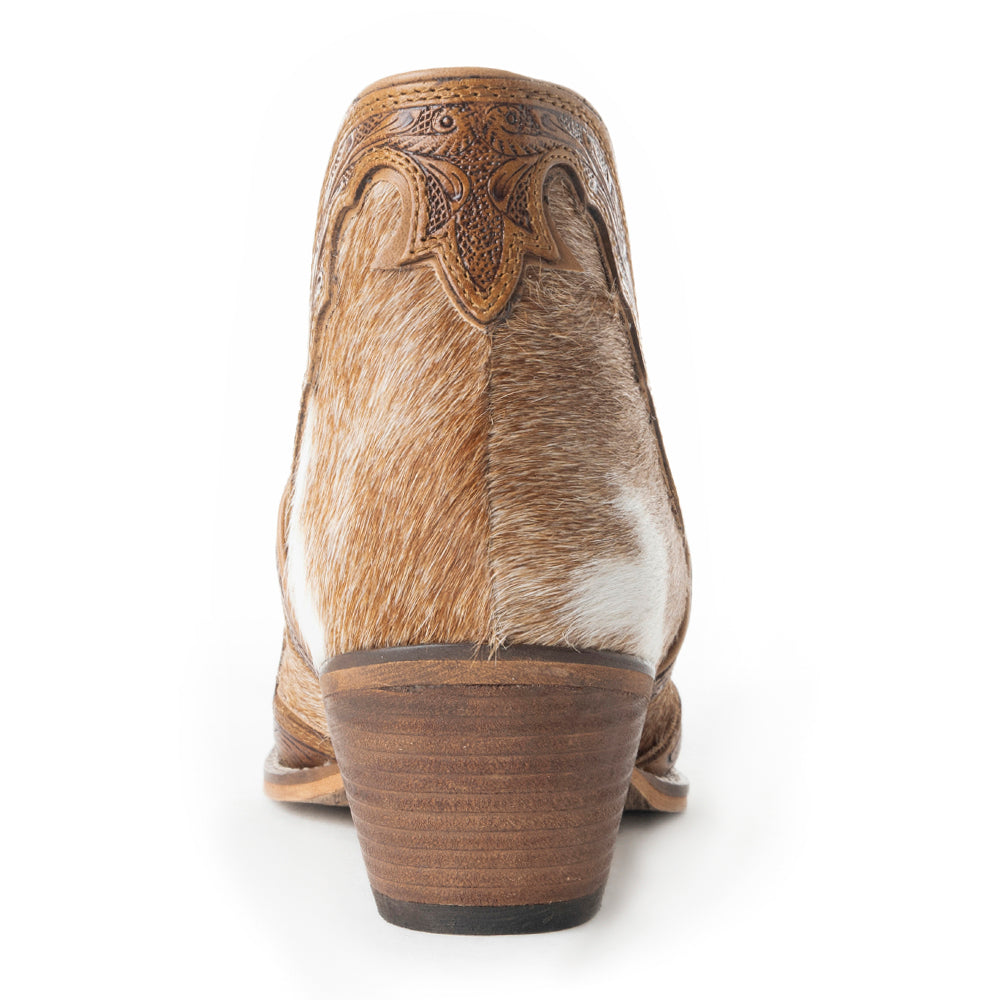 Frisco Falls Hair-on Hide & Hand-tooled Boots