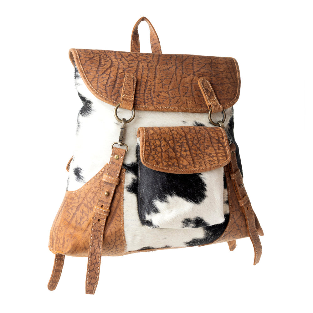 Stratford Trail Accent Leather Leather Hairon Bag