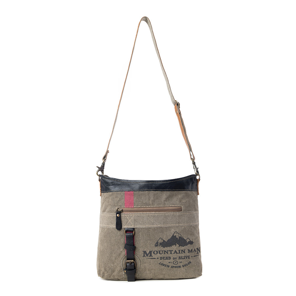 Mountain Man Rustic Shoulder Bag