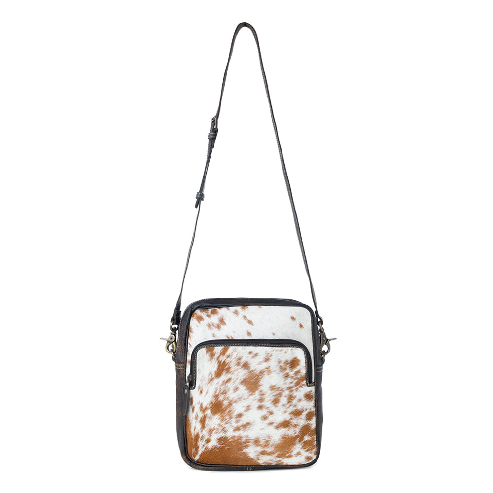 Silver Mine Leather & Hairon Bag
