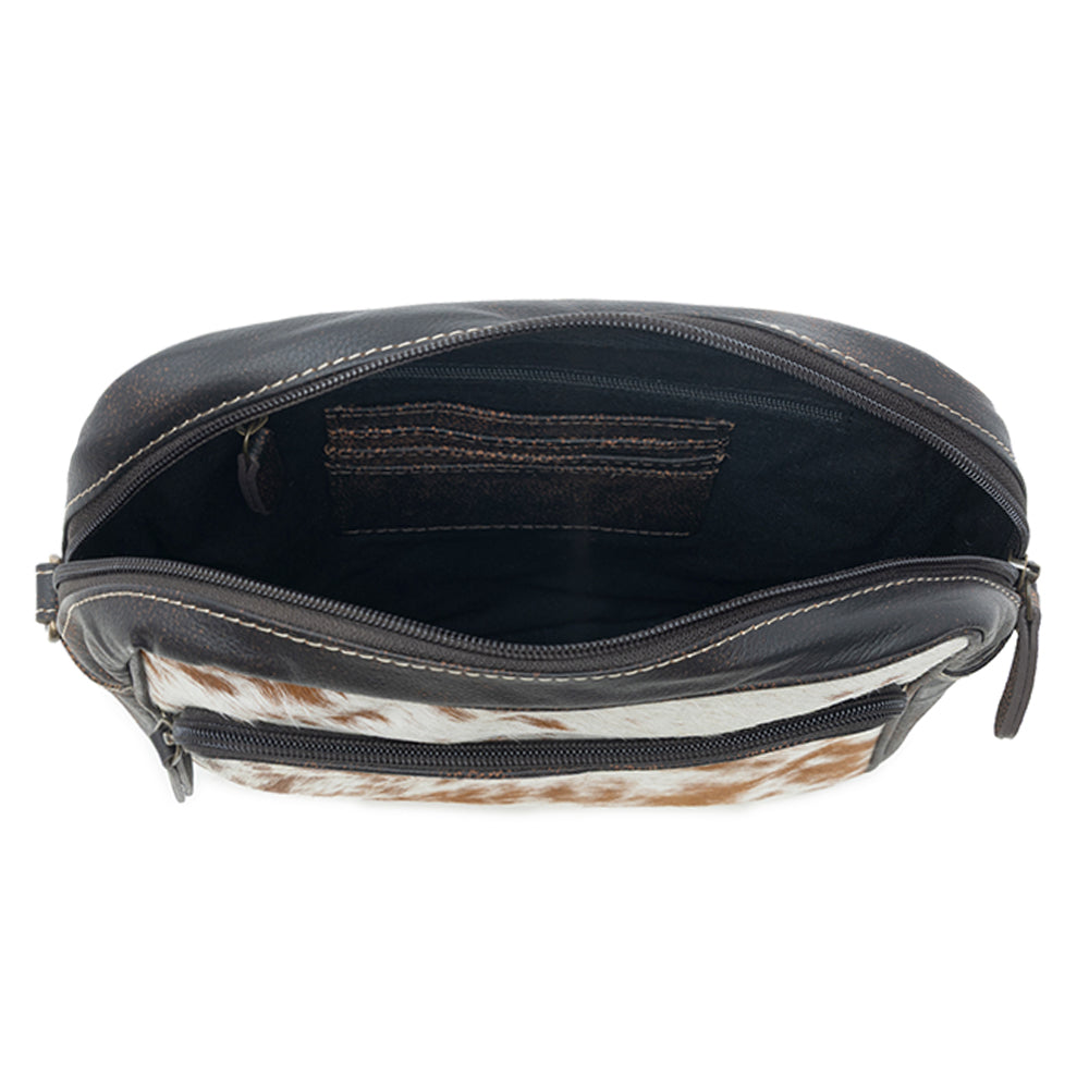 Silver Mine Leather & Hairon Bag