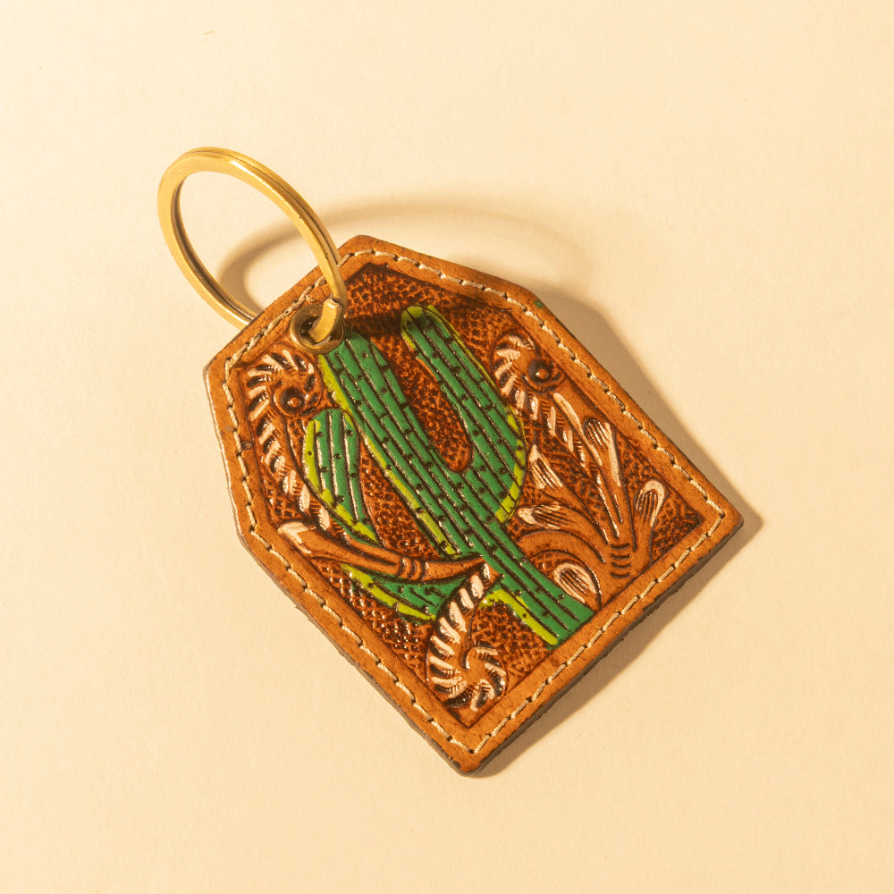 Classic Saguaro Cactus Key Fob