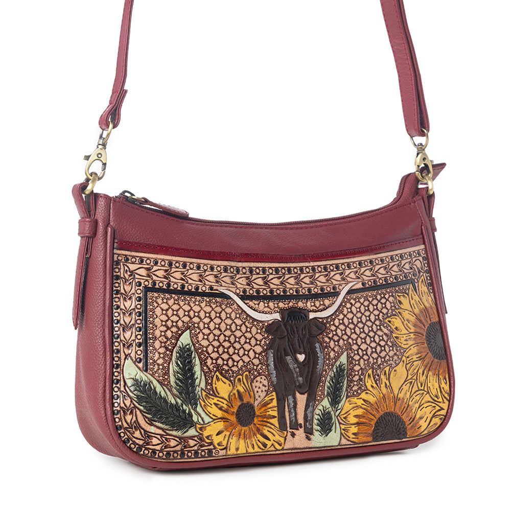 On the Trail Home Hand-tooled Bag