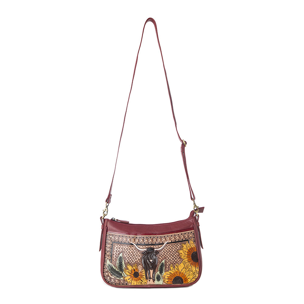 On the Trail Home Hand-tooled Bag