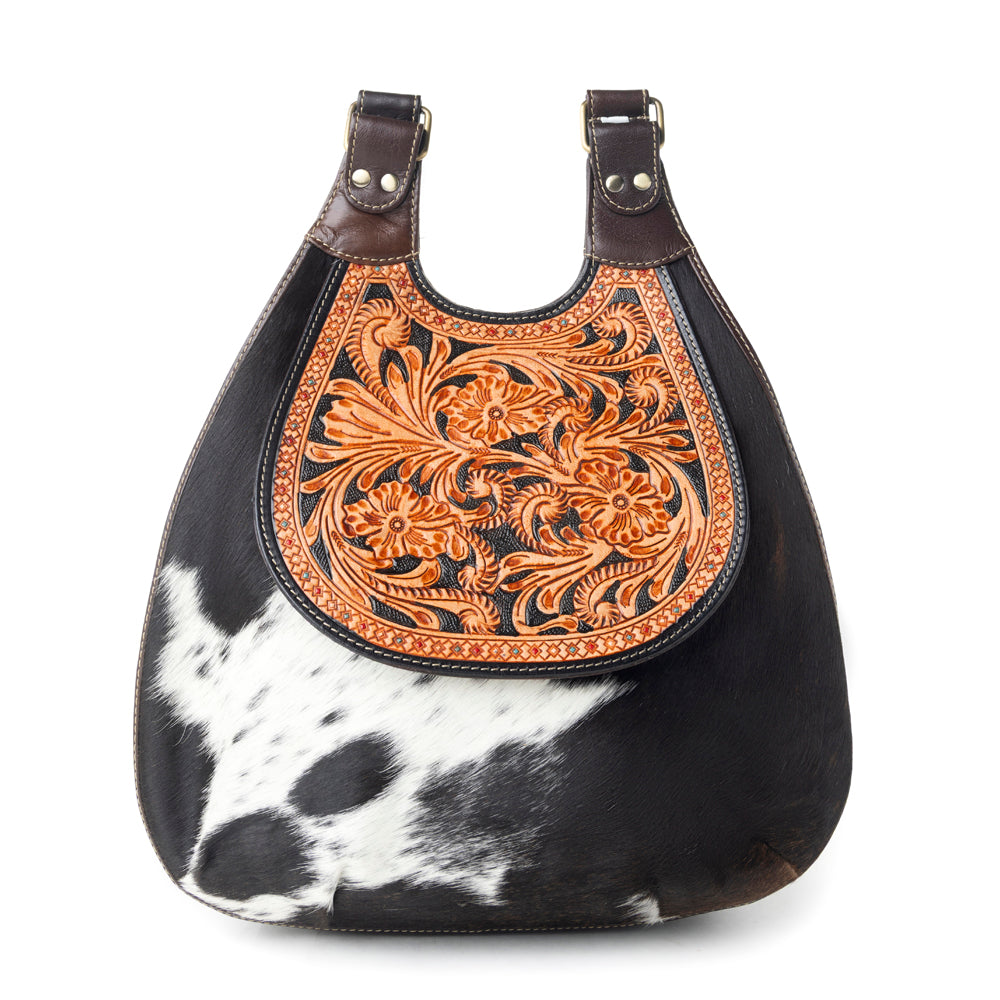 Daisy Hill Trail Hand-tooled Backpack Bag