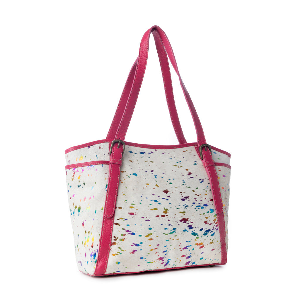 Rojo Ryders Leather & Hairon Bag