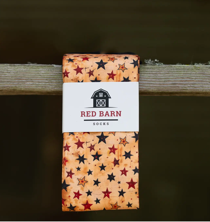 Shoot For the Stars Red Barn Boot Socks