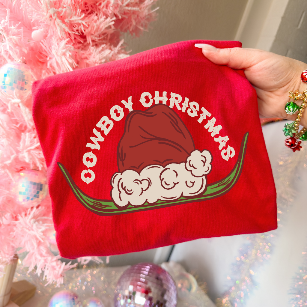Cowboy Christmas tee