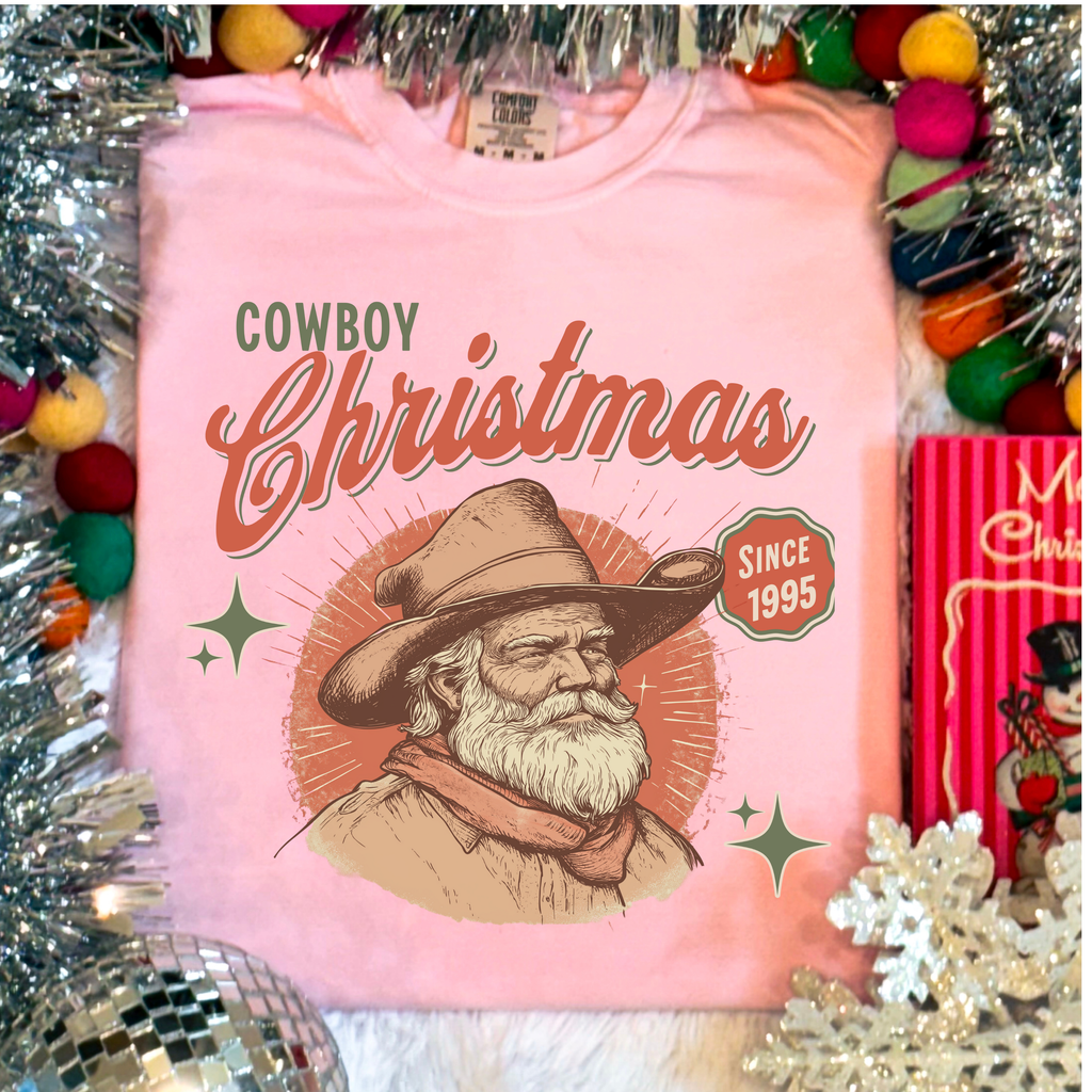 Cowboy Christmas tee