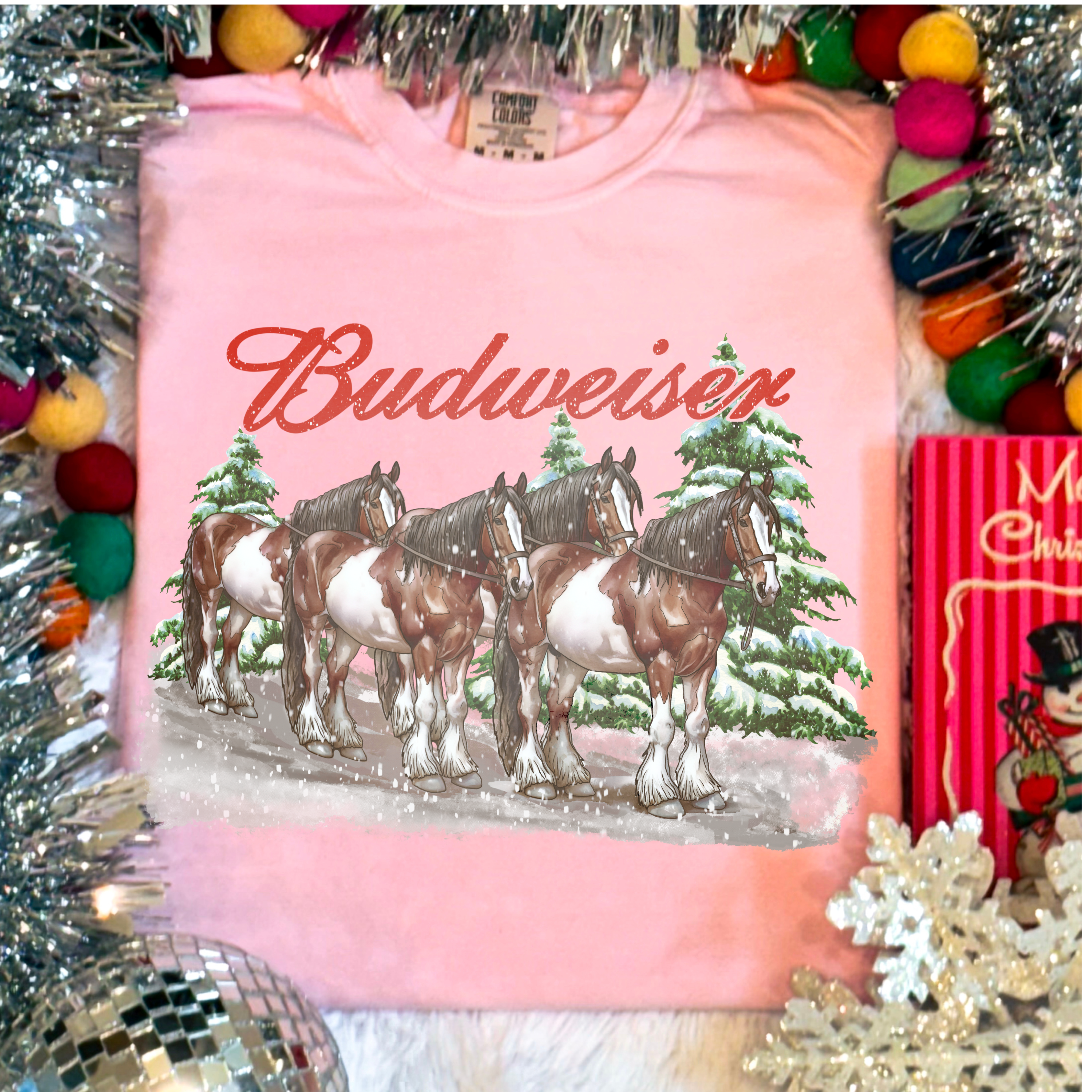 Budweiser Christmas tee