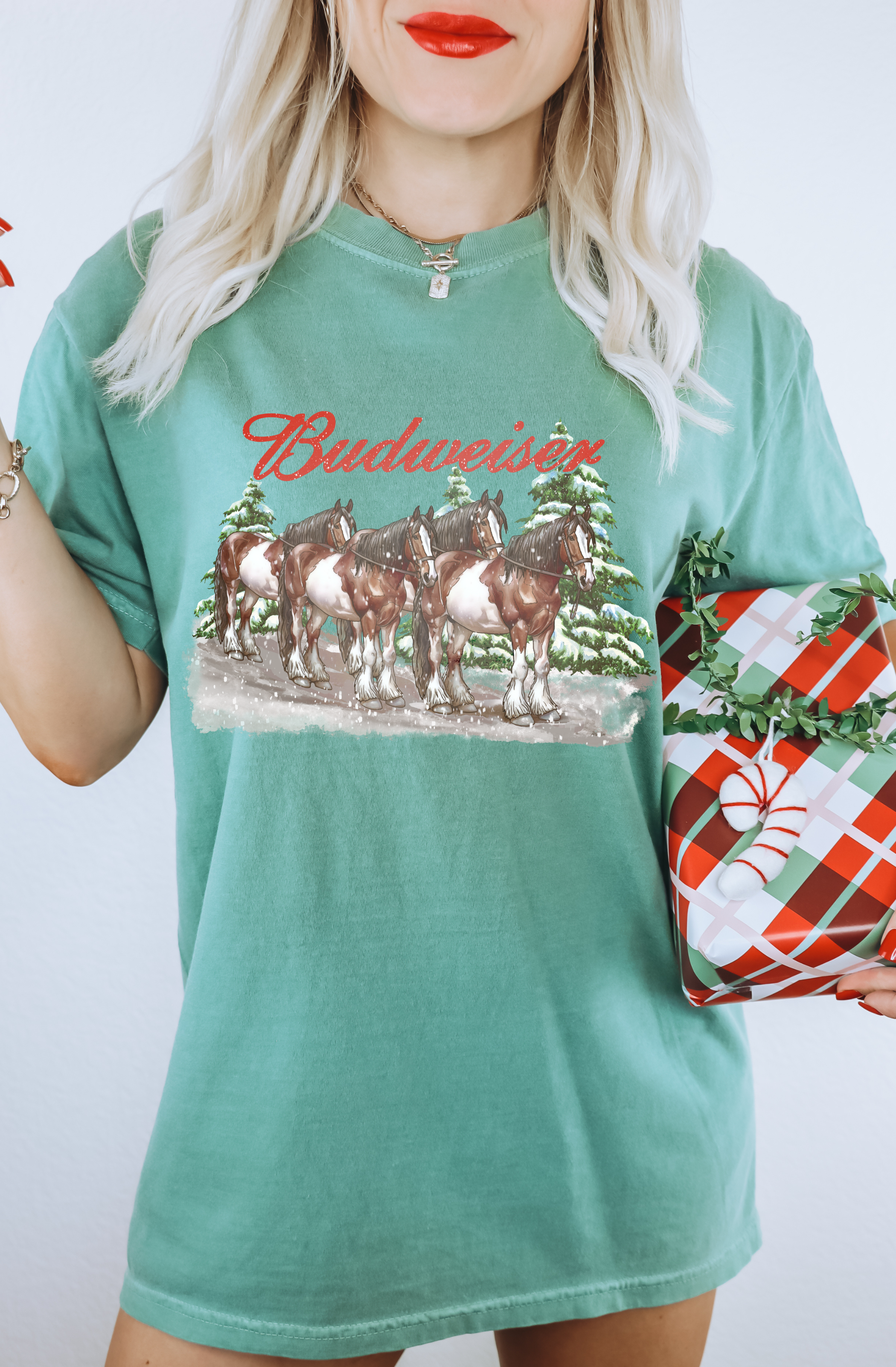 Budweiser Christmas tee