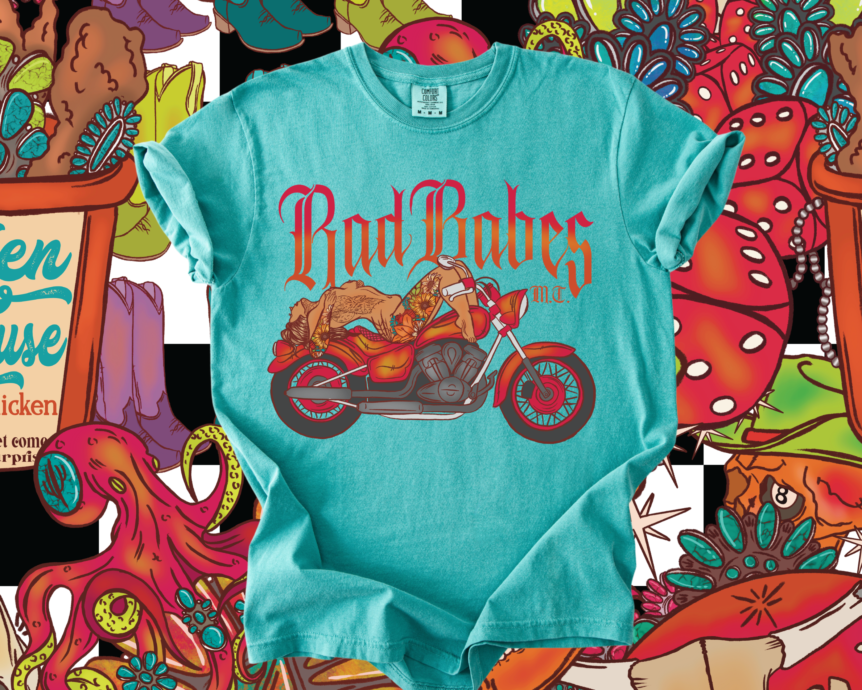 Rad Babes Mc Tee