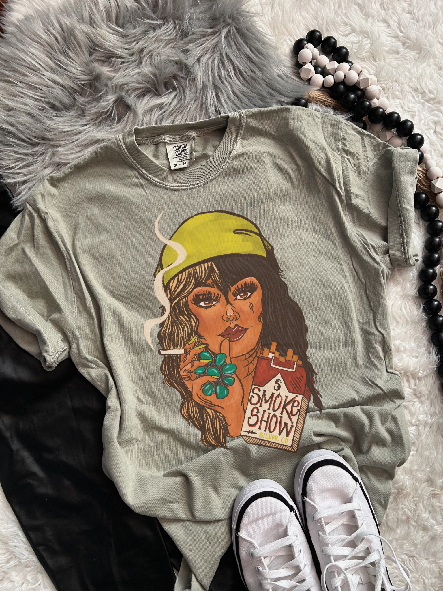 Smokeshow Silver Co Tee