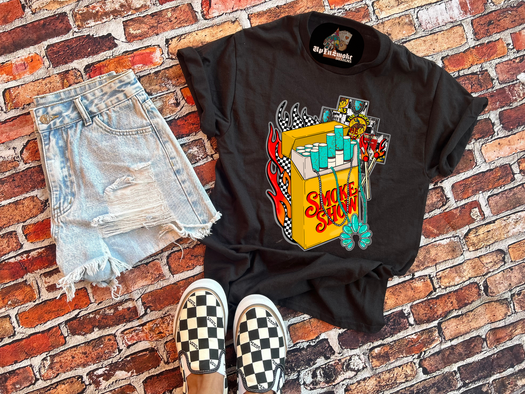 Turq Smokeshow Cigs Tee
