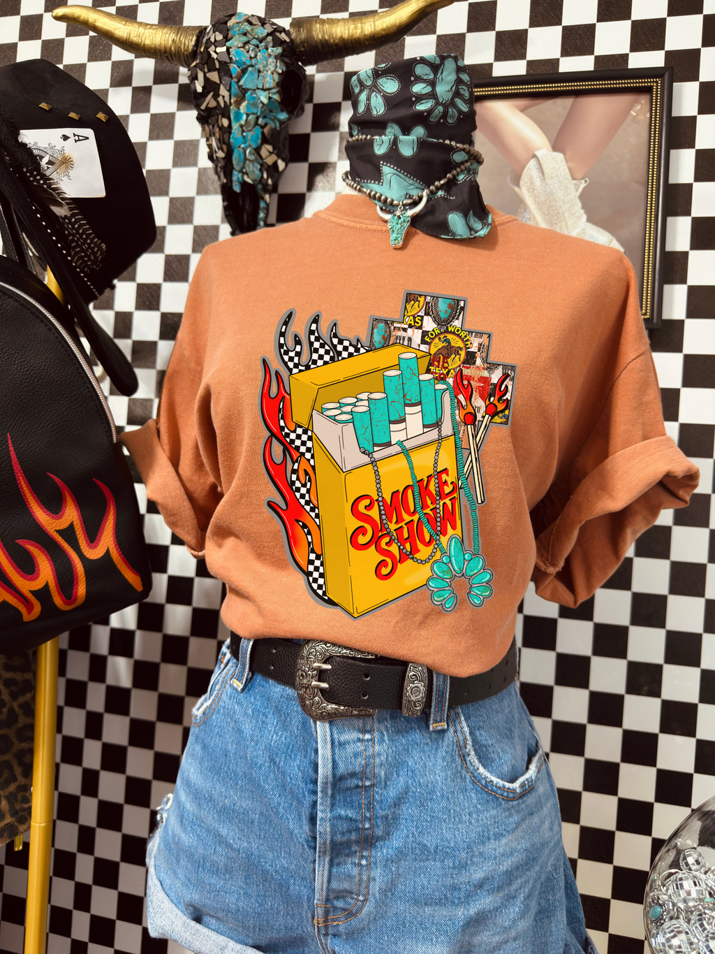 Turq Smokeshow Cigs Tee