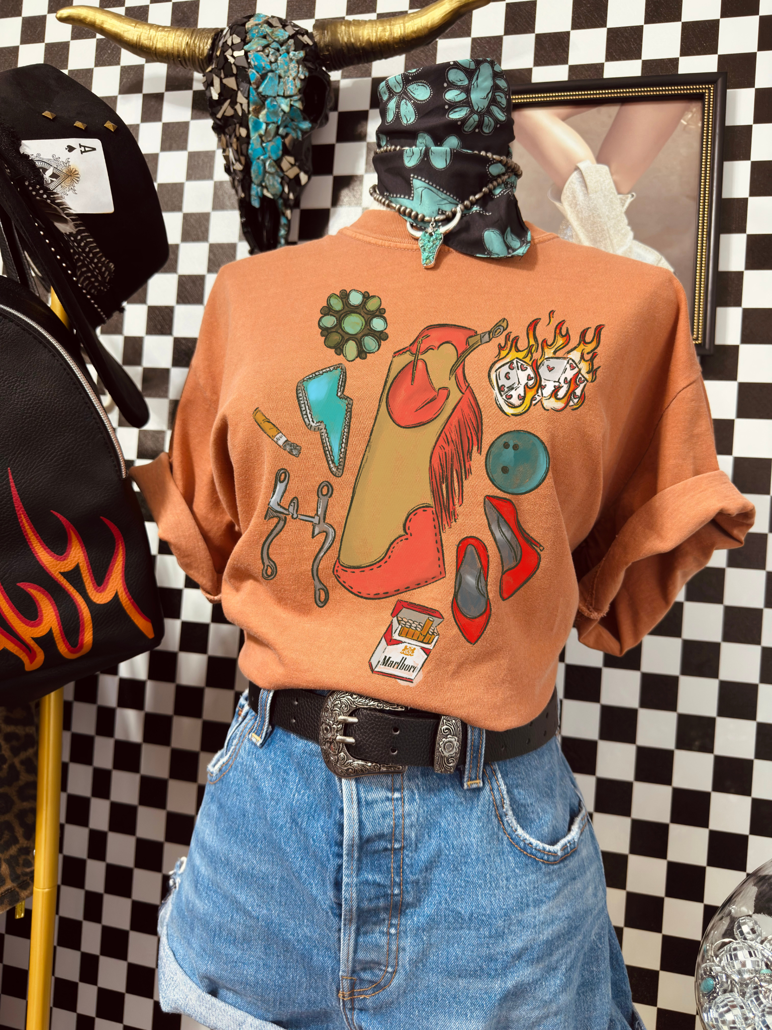 Smoke Break rodeo tee