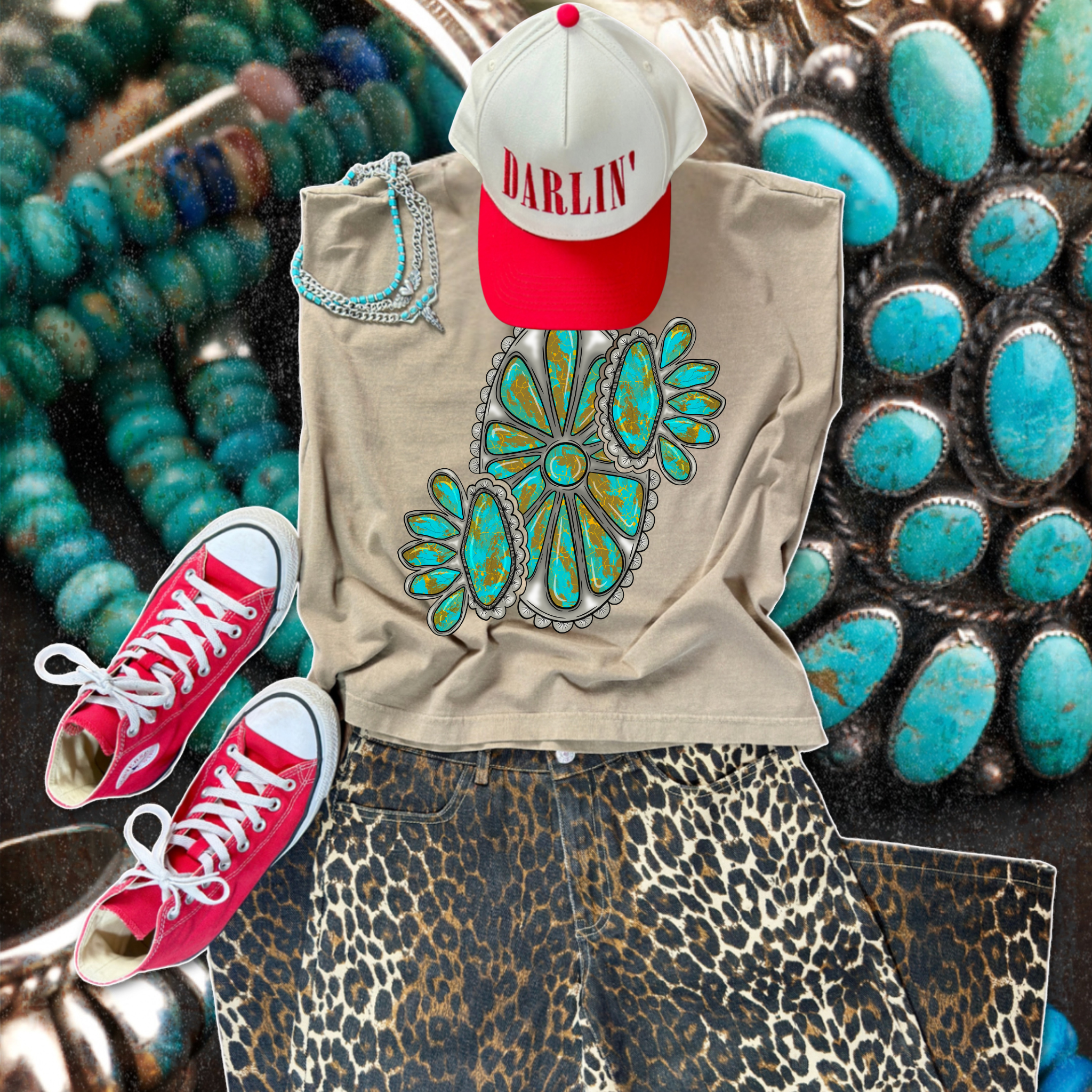 Clusters Muscle Tee
